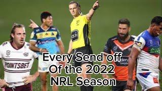 Every Send Off of the 2022 NRL season