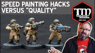 Speed Painting Hacks Versus "Quality"