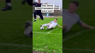 WAS DEINE TRIKOTNUMMER ÜBER DICH SAGT! #4 ️ #fussball #tipps #tricks #tutorial #shorts