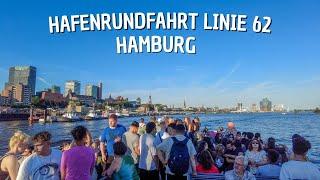 A harbour tour with the Deutschlandticket - Line 62 in Hamburg