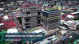 Reforzamiento estructural del edificio CCSS con fibras de carbono - Empresa Aplitec