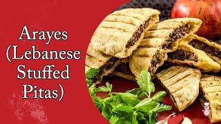 Arayes (Lebanese Stuffed Pitas)