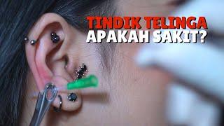 Tindik telinga Apakah sakit? - Upper Lobe Piercing - Tempat Tindik di Bandung - Piercing Studio