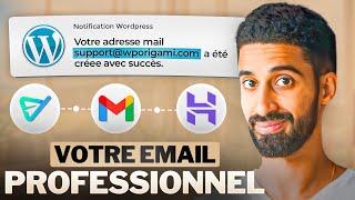 Créer votre ADRESSE EMAIL PROFESSIONNELLE pour WordPress