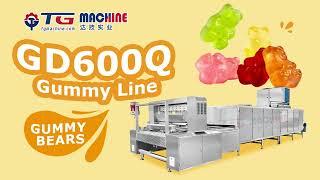 2024 new design gummy candy presser machine gummy candy depositing machine gummy machine