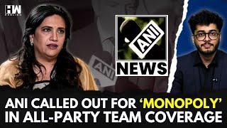 Photo Of Milind Deora Holding ANI Mic Sparks Row, 'Monopoly' Slammed In All-Party Team Coverage