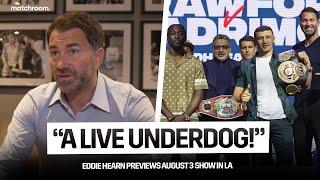 "The Best Card US Boxing Has Ever Seen!" - Eddie Hearn On Crawford Vs Madrimov