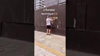  2 HAND 1 LINER GRAFFITI ART  Using both sides of the brain  #Graffiti #graffitiart #streetart
