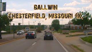 Upscale St. Louis Suburbia: Ballwin & Chesterfield Missouri 4k.