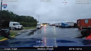 BigRigTravels LIVE: Cumming Georgia to Madison Georgia, in the STORM (9/26/24)