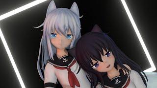 【MMD艦これ】 暁響 Akatsuki Hibiki 「Love Me If You Can」 4k