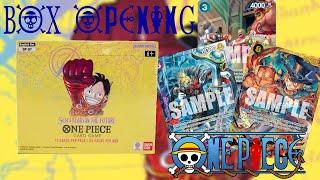 Opening *NEW* Bandai One Piece OP-07 500 Years In The Future Booster Box