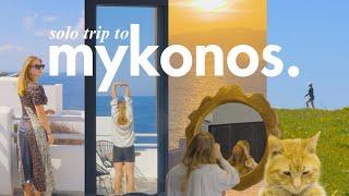 solo traveling mykonos in the off season (a dream come true)