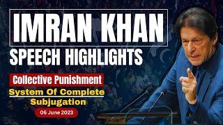 Chairman PTI Imran Khan's Speech Highlights with English Subtitles | 06 June 2023