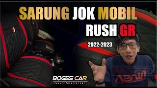 Cover jok mobil Rush Gr | liat aja hasil nya #sarungjokmobil #bogescar #coverjokmobil #rush #shorts