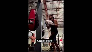 UFOs & Aliens Exist punching bag workout