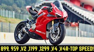  Ducati Panigale - 899, 959 ,V2 ,1199 ,1299 ,V4 ,V4R - Максимальная Скорость !