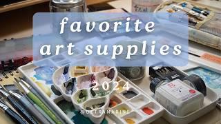 favourite art supplies of 2024 and how I use them30min