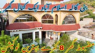 1 kanal cheapest house main insaf Chok bani gala Islamabad with 8 rooms and all facilities