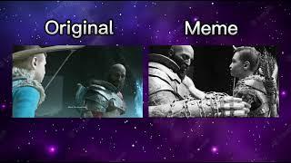 God of war there are consequences of comparaison original vs meme