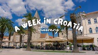 How to spend a week in Croatia | Croatia Itinerary | Croatia Travel Guide Dubrovnik to Split & more