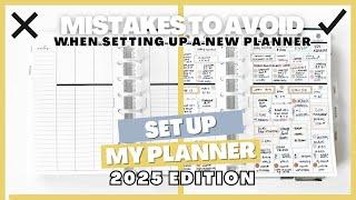 7 Mistakes To Avoid When Setting Up a New Planner