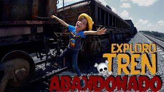 Exploro TREN ABANDONADO y Recorro sus VAGONES