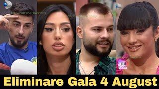 Eliminare Bombă în Gala din 4 August... Cine este Favoritul Publicului ?!! Casa Iubirii