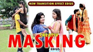 Creativ Masking effect in edius pro//edius me effect kaise Banay#family studio creation