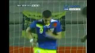 Gol de Miguel Parrales (Ecu) - Brasil 0 - Ecuador 1 - Sudamericano Sub 20 - Mendoza 2013