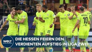 FUSSBALL: Bielefeld im Tal der Tränen! Wehen Wiesbaden schafft in der Relegation den Aufstieg