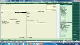 How to create Trial balance in Tally erp9- Explain in Tamil