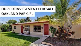 Duplex for Sale in Oakland Park | Investment Opportunity  near Wilton Manors & Downtown