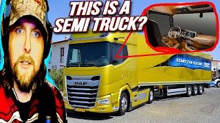 American AMAZED By 2022 DAF Trucks XG+ Interior!