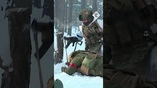 Ukraine: Soldiers hold anti-sabotage drills at Belarus border