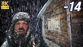 Surviving 6 Days in a Blizzard: Pushing Limits at -14°C | Mr Wild Nature 8K