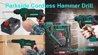 Parkside Cordless Hammer Drill PABH 20-li C3 TESTING