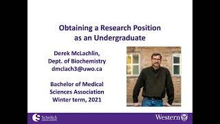 How to Get a Research Position ep 1: Dr. McLachlin