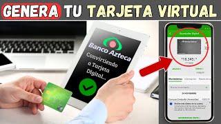  Cómo Funciona la TARJETA DIGITAL de Banco Azteca | GENERAR Tarjetas Virtuales Guardadito