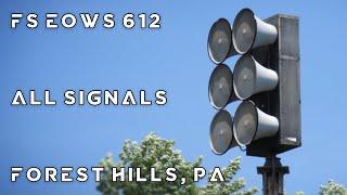 Federal Signal EOWS 612 Siren Test, All Signals, Forest Hills, PA