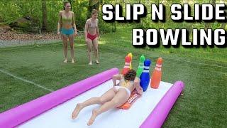 Slip N Slide Bowling vs @KaiRazy  and @Emma_Paige_