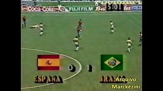 Copa 86 - Brasil x Espanha (SBT e Record)