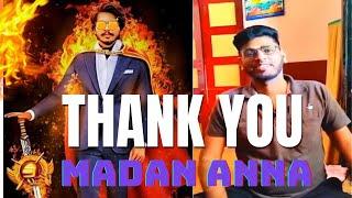 THANK  YOU  MADAN ANNA | KOKKI KUMAR IS LIVE |@iammadan  #madan #kokkikumaryt #botsquad