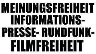 Meinungsfreiheit, Informations-, Rundfunk-, Film- & Pressefreiheit: Art 5 I GG - Grundrechte 3.14