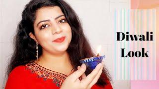 Diwali Makeup Tutorial for beginners and Indian girls | Srishty Makeovers