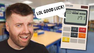 They Made A CALCULATOR Into A GAME?????? (Teacher Plays)
