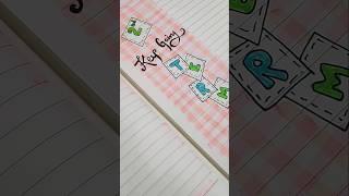 IInd Term!!!| 2nd term page decoration easy #shorts #notebook #notes #study