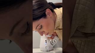 how to use a waterpik without making a mess #shorts