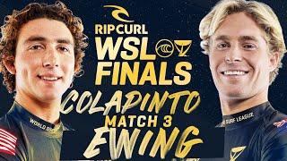 Griffin Colapinto vs Ethan Ewing | Rip Curl WSL Finals 2023 - Match 3 Heat Replay