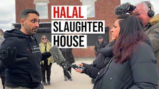 Media attend Halal Slaughterhouse after shocking investigation
